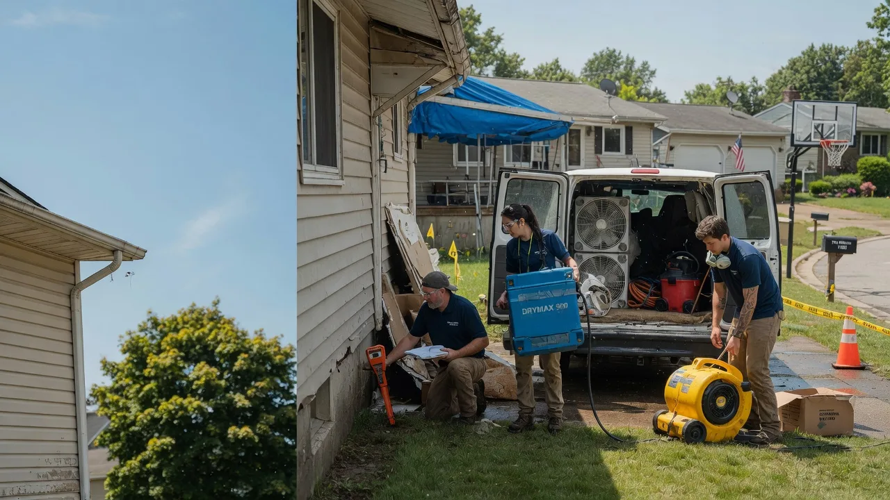 Ceiling Leak Cleanup in Boiling Springs, PA near me