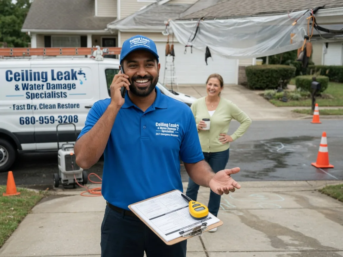 Ceiling Leak Cleanup Boiling Springs, PA FAQs